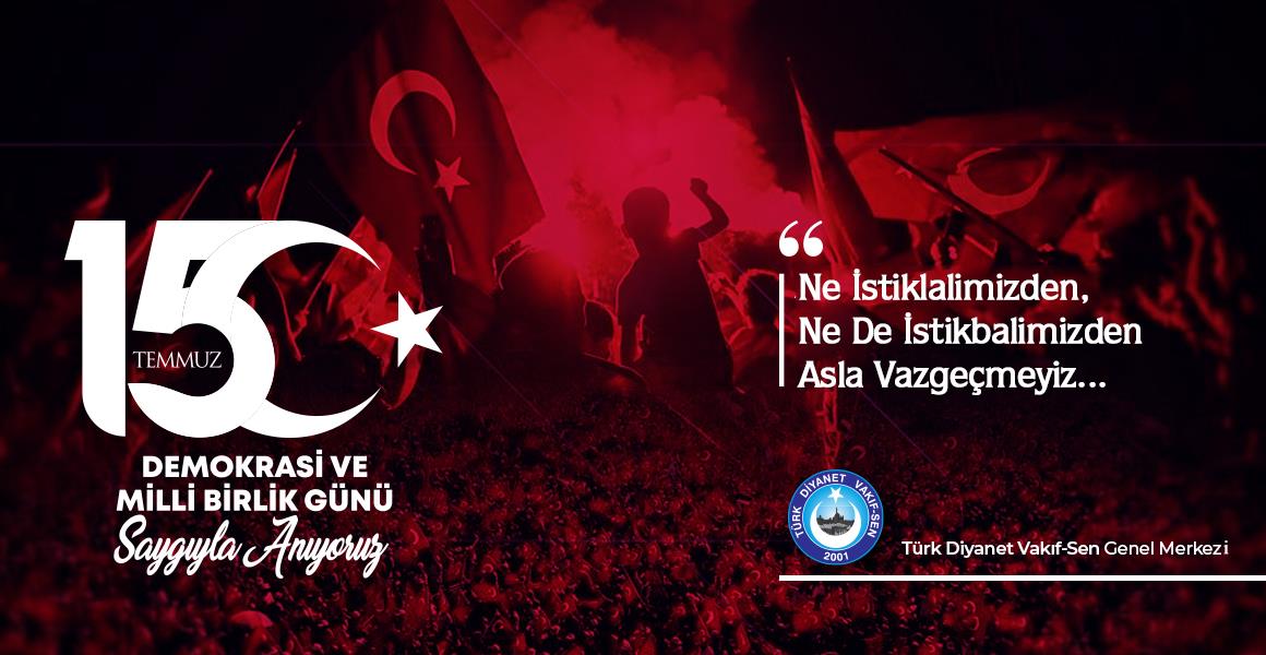 NE İSTİKLALİMİZDEN, NE DE İSTİKBALİMİZDEN  ASLA VAZGEÇMEYİZ