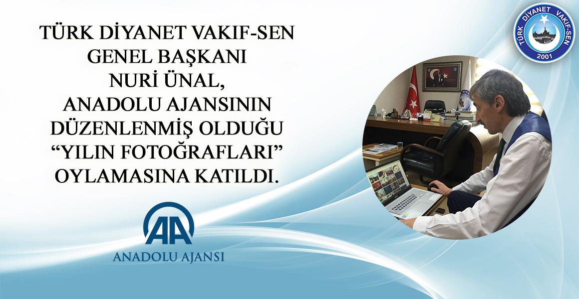 GENEL BAŞKANIMIZ ÜNAL, "YILIN FOTOĞRAFLARI" OYLAMASINA KATILDI.