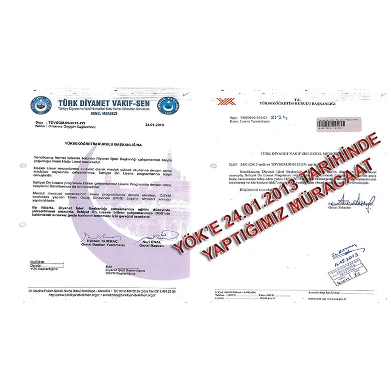 İLAHİYAT ÖNLİSANS`TAN LİSANSA GEÇİŞ