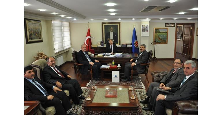 VAKIFLAR GENEL MÜDÜRÜ DR. ADNAN ERTEM ZİYARET EDİLDİ