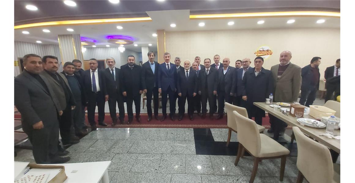 GENEL BAŞKANIMIZ AĞRI`DA ÜYELERİMİZLE BULUŞTU.