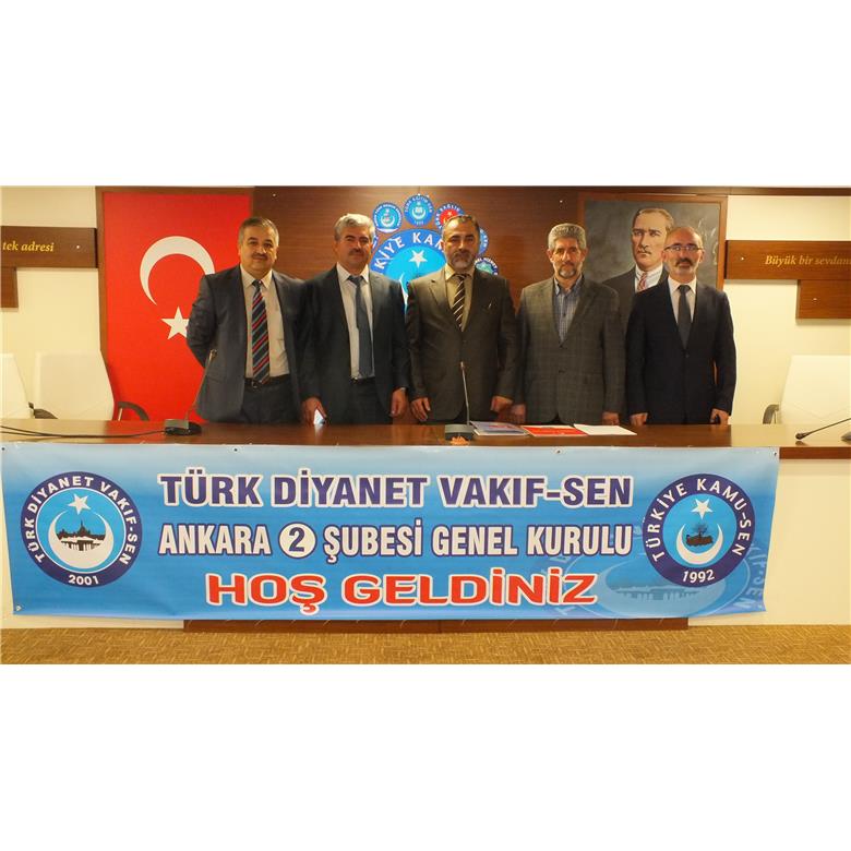 ANKARA 2 NOLU ŞUBEMİZİN 5.OLAĞAN GENEL KURULU YAPILDI