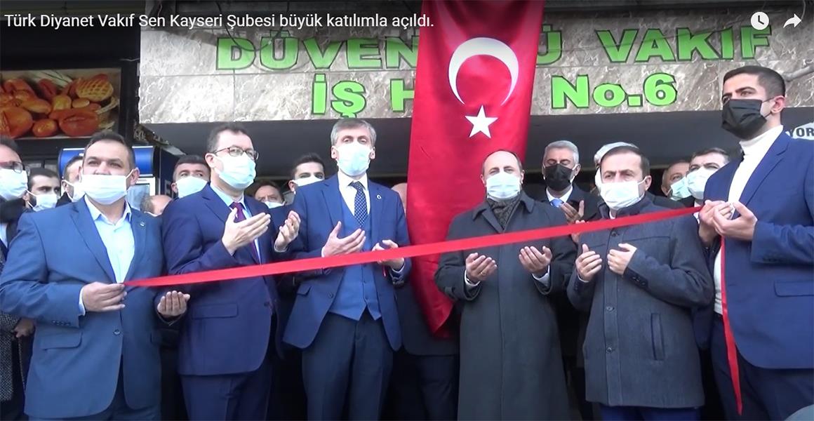 GENEL BAŞKANIMIZ KAYSERİ ŞUBEMİZİN AÇILIŞINA KATILDI