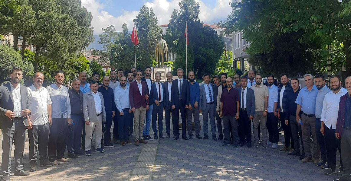 GENEL BAŞKANIMIZ CİDE MÜFTÜLÜĞÜ`NÜ ZİYARET ETTİ.