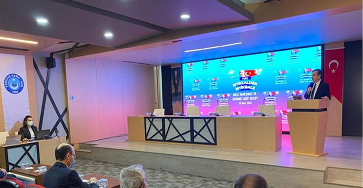 MİLLİ MARŞIN 100. YILINDA "İSTİKLALDEN İSTİKBALE" PROGRAMIMI GERÇEKLEŞTİRİLDİ