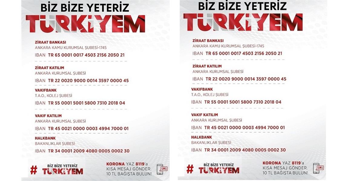 "BİZ BİZE YETERİZ TÜRKİYEM" KAMPANYASINA SENDİKAMIZDAN TAM DESTEK
