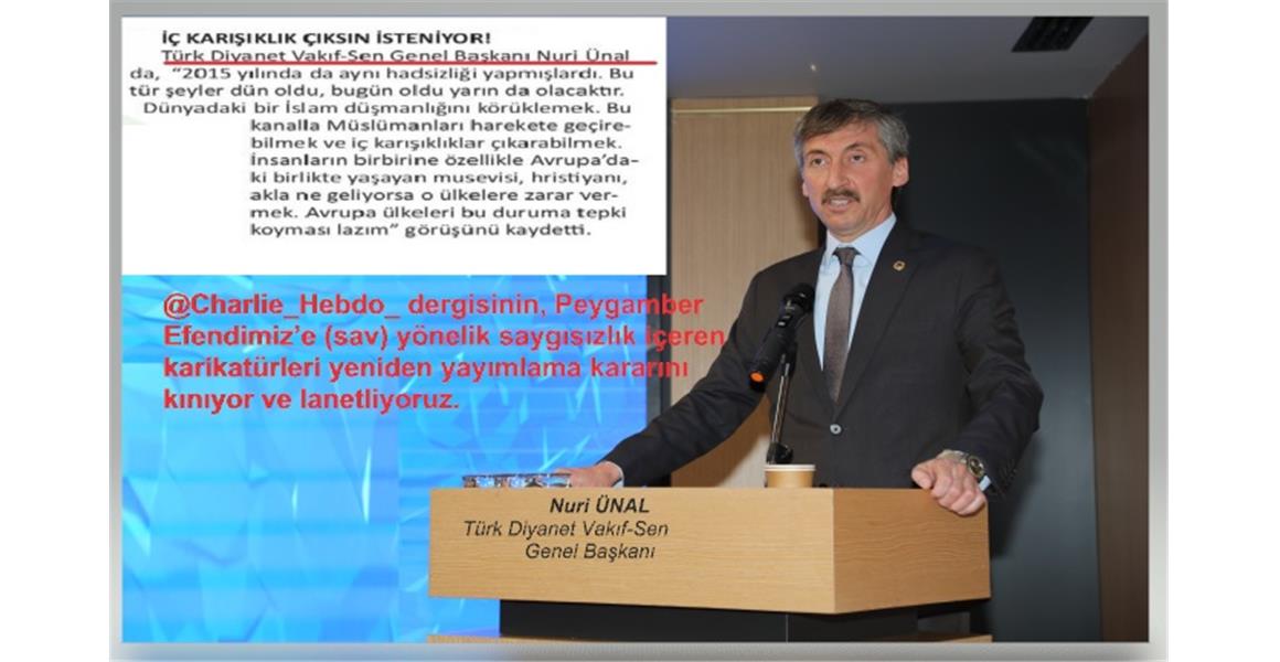 İSLAM, MÜSLÜMAN VE İNSANLIK DÜŞMANLIĞINI KINIYORUZ