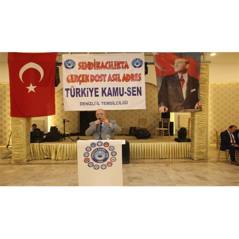 DENİZLİ`DE TÜRKİYE KAMU-SEN COŞKUSU