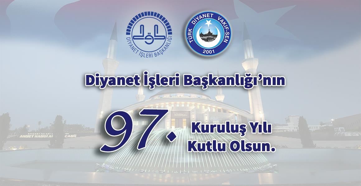 DİYANET İŞLERİ BAŞKANLIĞI MİLLETİMİZİN GÖNLÜNDE TAHT KURMUŞTUR.