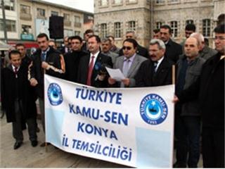 TDV-Sen Konya Şubesin`den `KHK` tepkisi