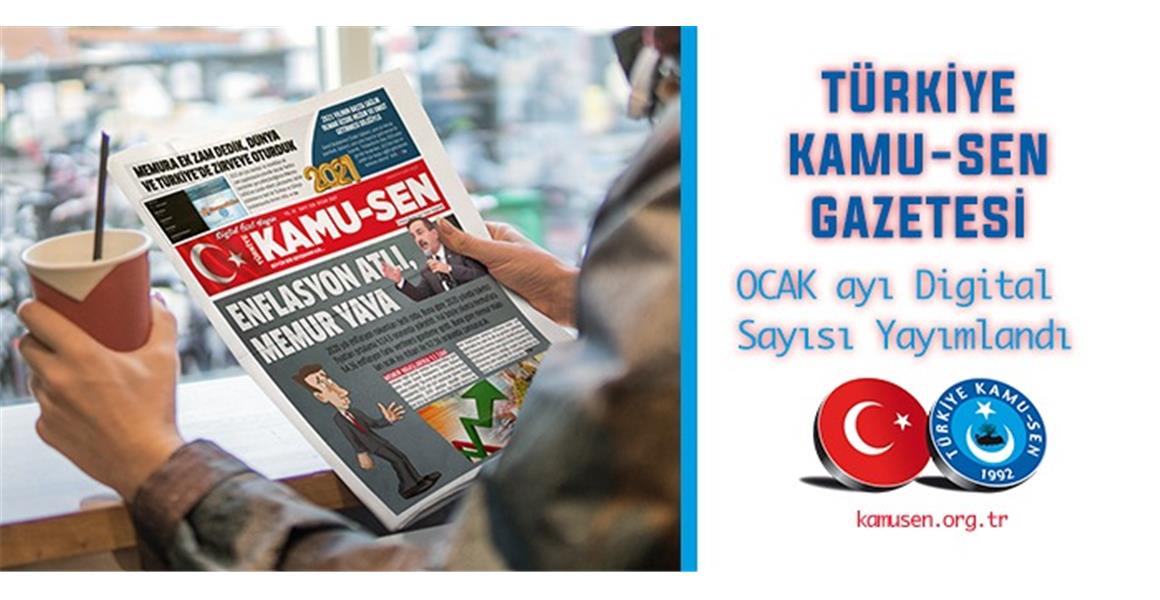 GAZETEMİZİN 2021 OCAK SAYISI YAYINLANDI