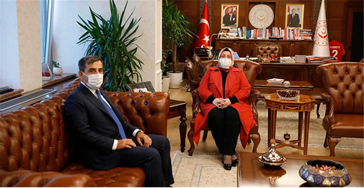 GENEL BAŞKAN ÖNDER KAHVECİ BAKAN SELÇUK`U ZİYARET ETTİ