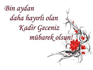 KADİR GECESİ BİRLİK VE KURTULUŞA VESİLE OLSUN.