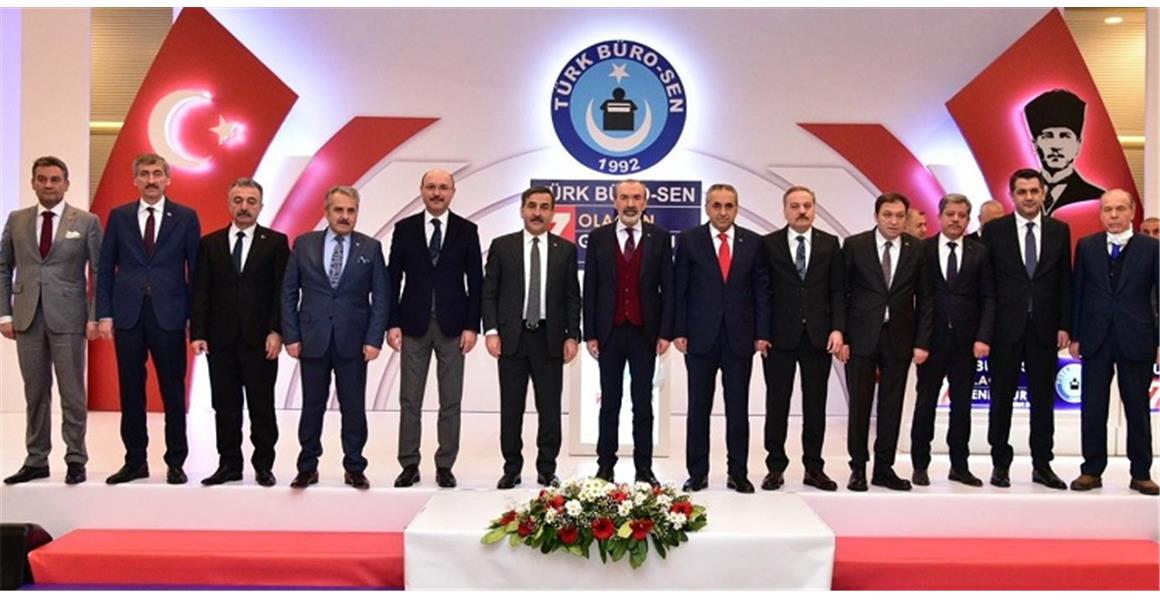 KONFEDERASYONUMUZA BAĞLI TÜRK BÜRO-SEN GENEL KURULU GERÇEKLEŞTİRİLDİ