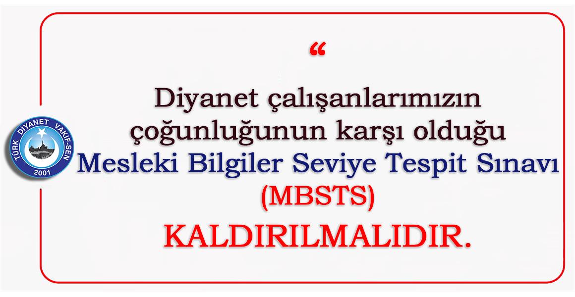 "MESLEKİ BİLGİLER SEVİYE TESPİT SINAVI" KALDIRILMALIDIR.