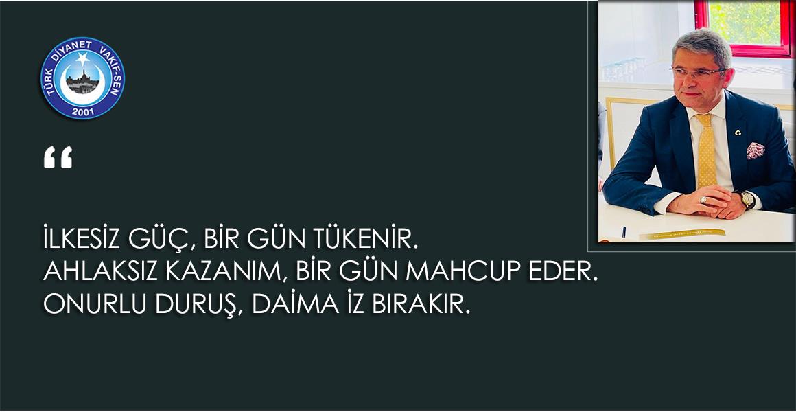 ONURLU DURUŞ, DAİMA İZ BIRAKIR.