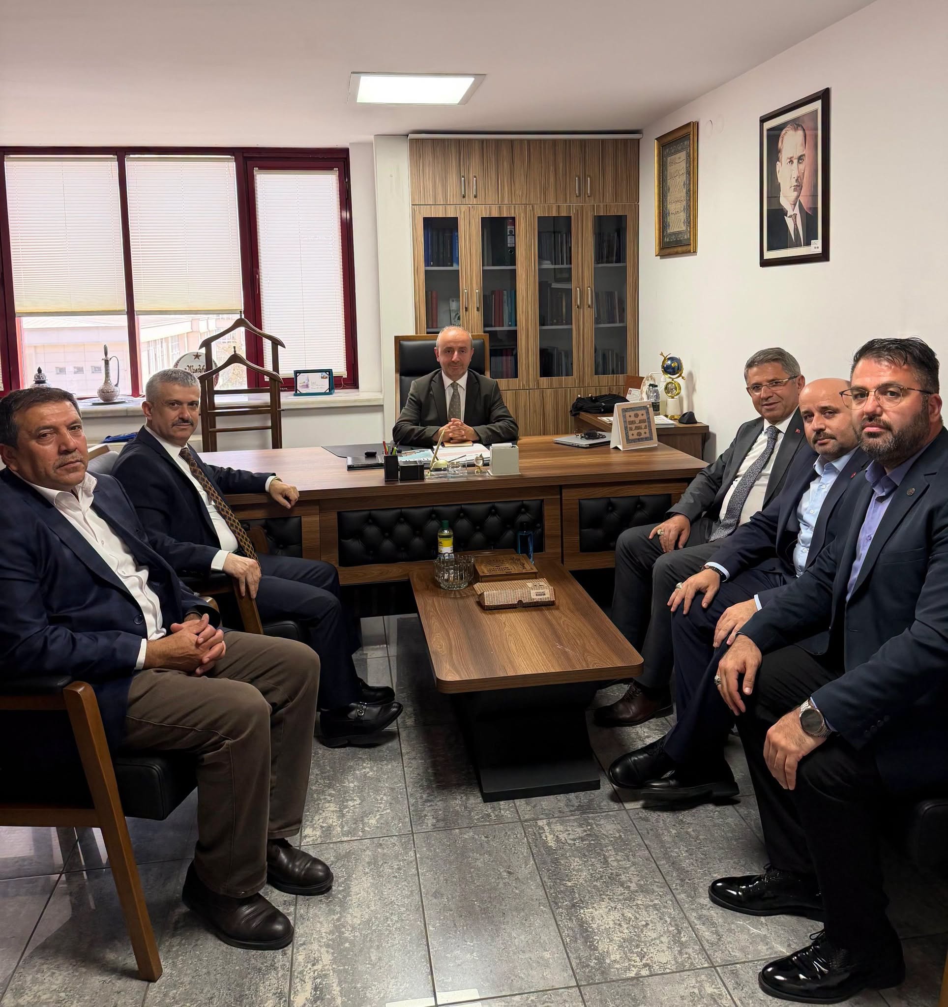 ATAMA 1 DAİRE BAŞKANI SAYIN MUSTAFA ŞANVER ZİYARET EDİLDİ.