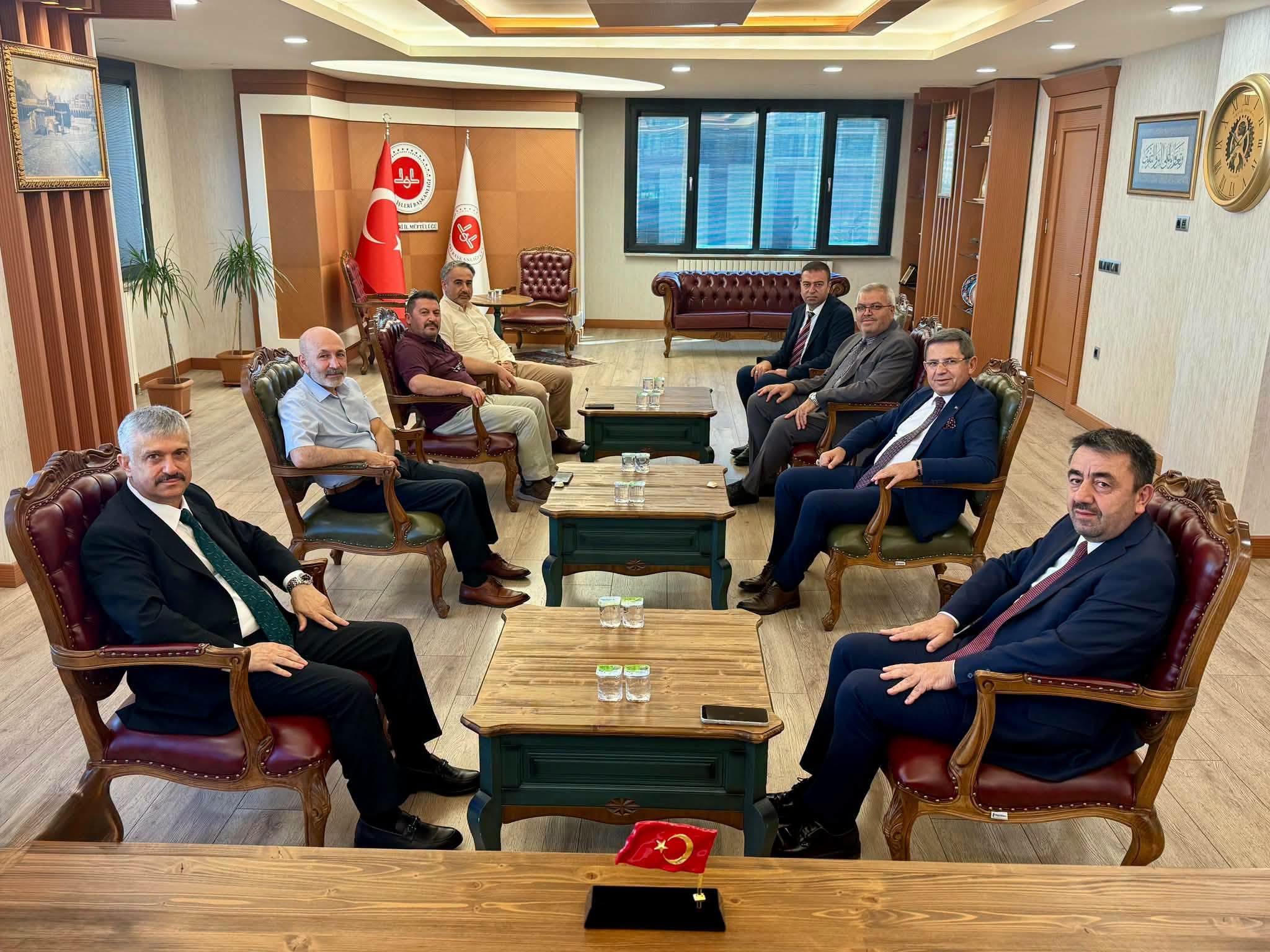 KAYSERİ İL MÜFTÜSÜ DURMUŞ AYVAZ ZİYARET EDİLDİ.
