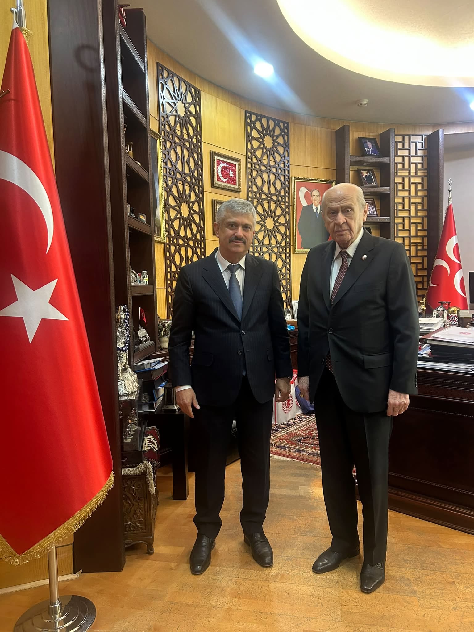 MİLLİYETÇİ HAREKET PARTİSİ GENEL BAŞKANI SAYIN DEVLET BAHÇELİ ZİYARET EDİLDİ.