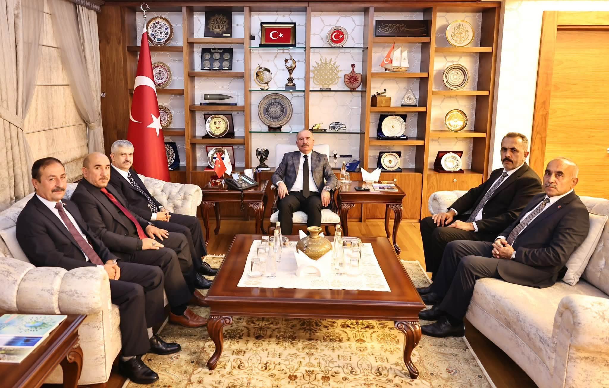 ÇORUM VALİSİ SAYIN ALİ ÇALGAN ZİYARET EDİLDİ.