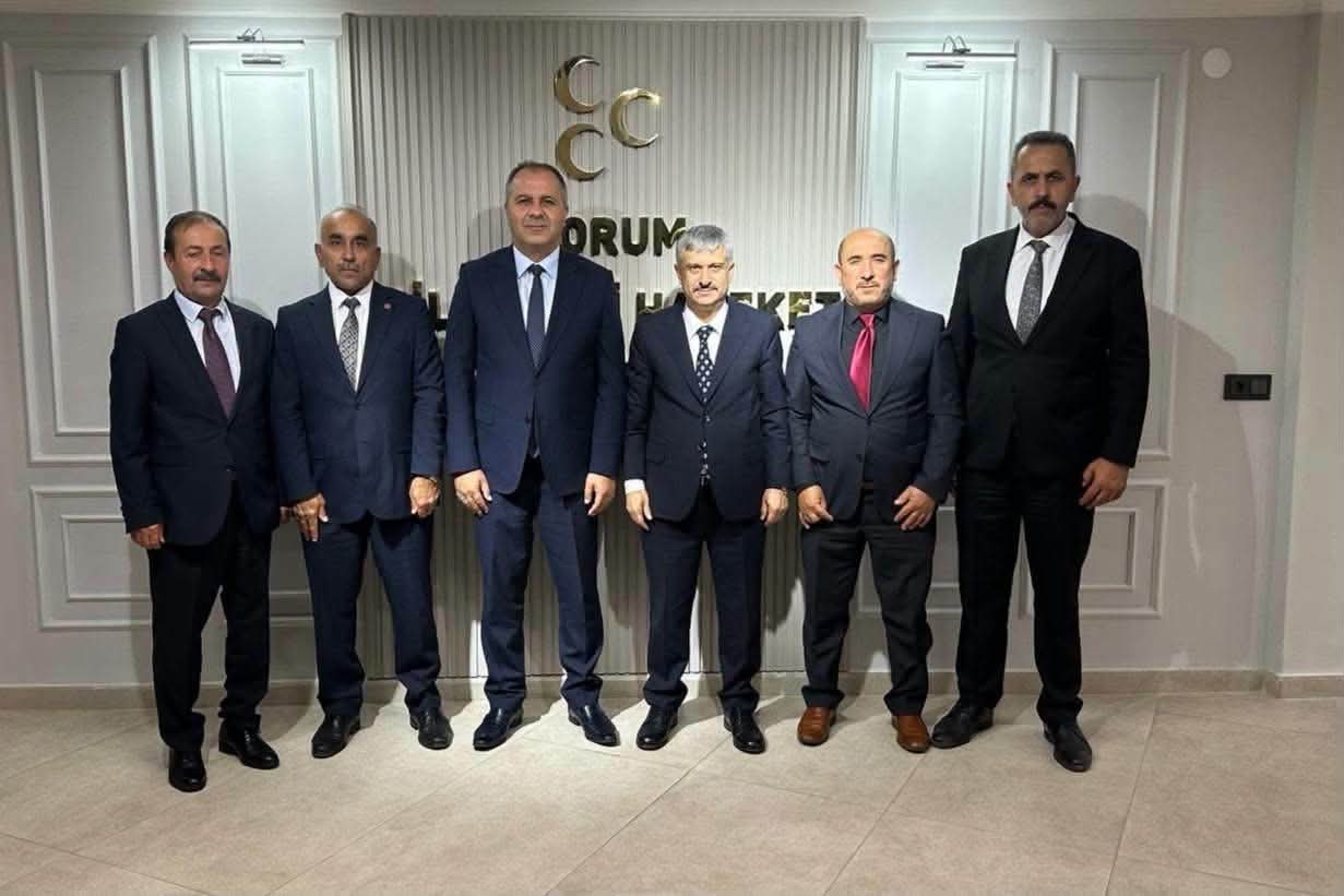 MİLLİYETÇİ HAREKET PARTİSİ ÇORUM İL BAŞKANLIĞI ZİYARET EDİLDİ.