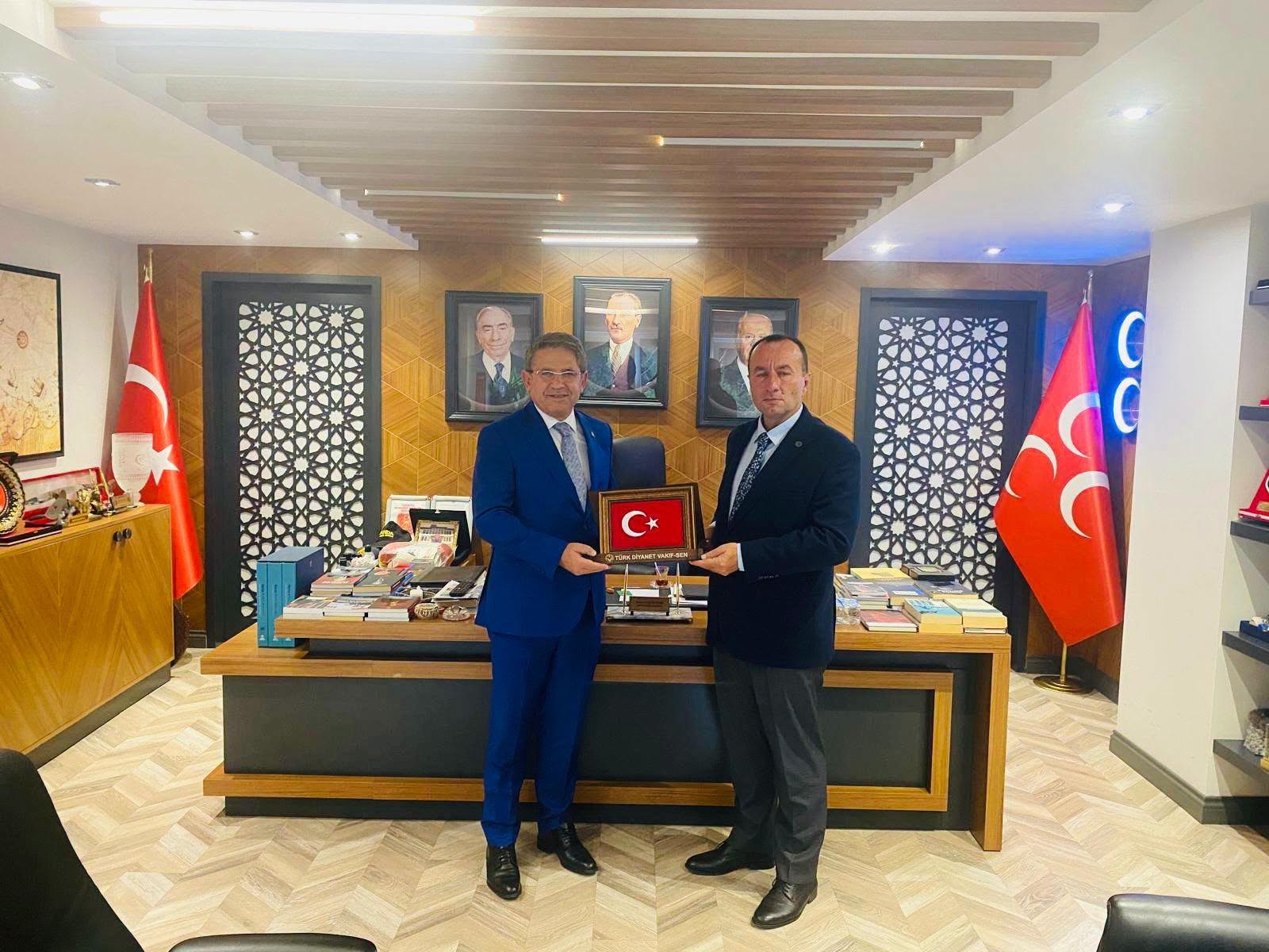 MİLLİYETÇİ HAREKET PARTİSİ BURSA İL BAŞKANI SAYIN MEHMET EMİN ÖZCANBAZ ZİYARET EDİLDİ.