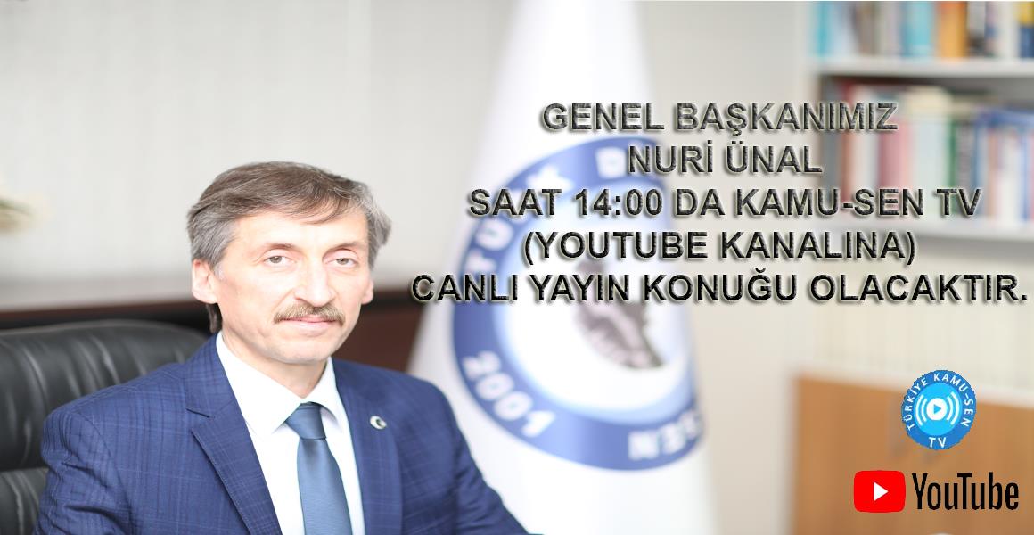 GENEL BAŞKANIMIZ CANLI YAYIN KONUĞU OLUYOR