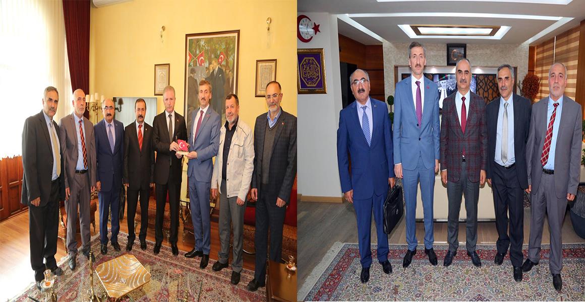 SİVAS VALİSİ VE SİVAS BELEDİYE BAŞKANI ZİYARET EDİLDİ.