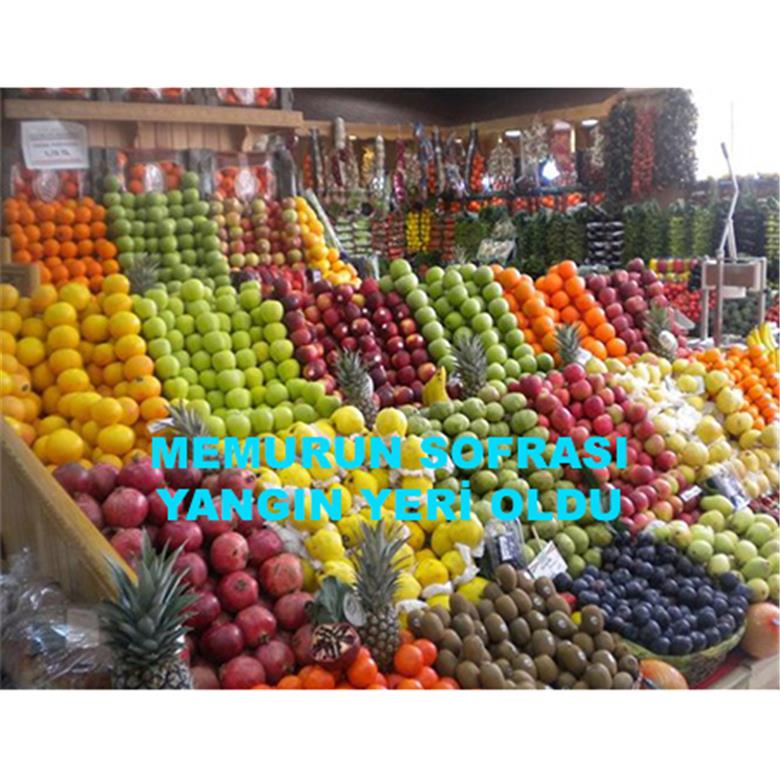 MEMURUN SOFRASI YANGIN YERİ OLDU