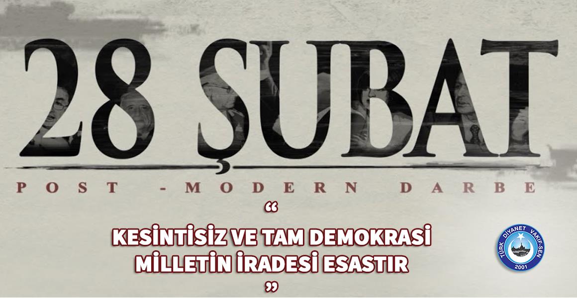 "MİLLETİN İRADESİ ESASTIR"