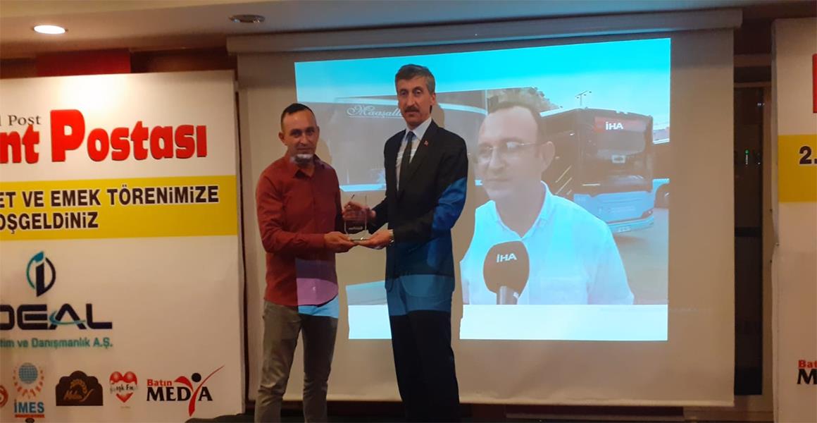 GENEL BAŞKANIMIZ NURİ ÜNAL MERHAMET VE EMEK ÖDÜL TÖRENİNE KATILDI