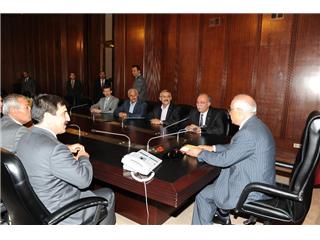 TBMM BAŞKANI CEMİL ÇİÇEK ZİYARET EDİLDİ.