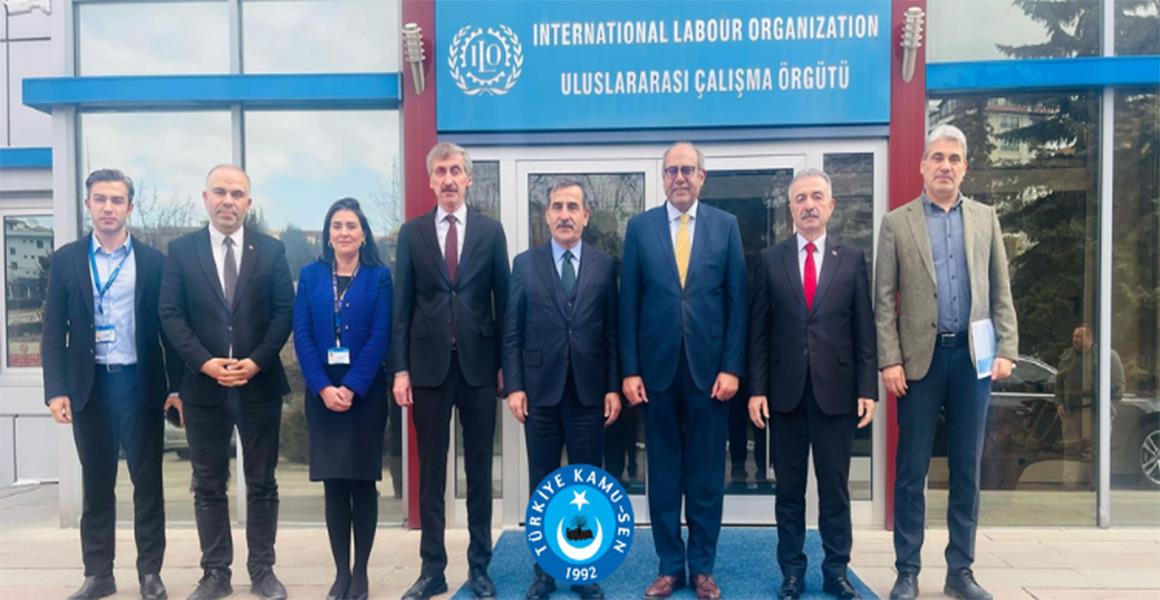 ILO TÜRKİYE DİREKTÖRÜ YASSAR AHMED HASSAN`I ZİYARET ETTİK
