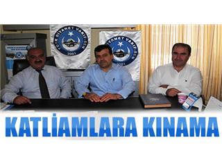 Türk Diyanet Vakıf Sen Van İl Temsilciliği`nden Katliamlara Kınama.