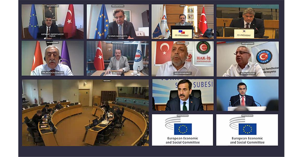 TÜRKİYE-AB KARMA İSTİŞARE KOMİTESİ TOPLANTISI SANAL ORTAMDA GERÇEKLEŞTİ