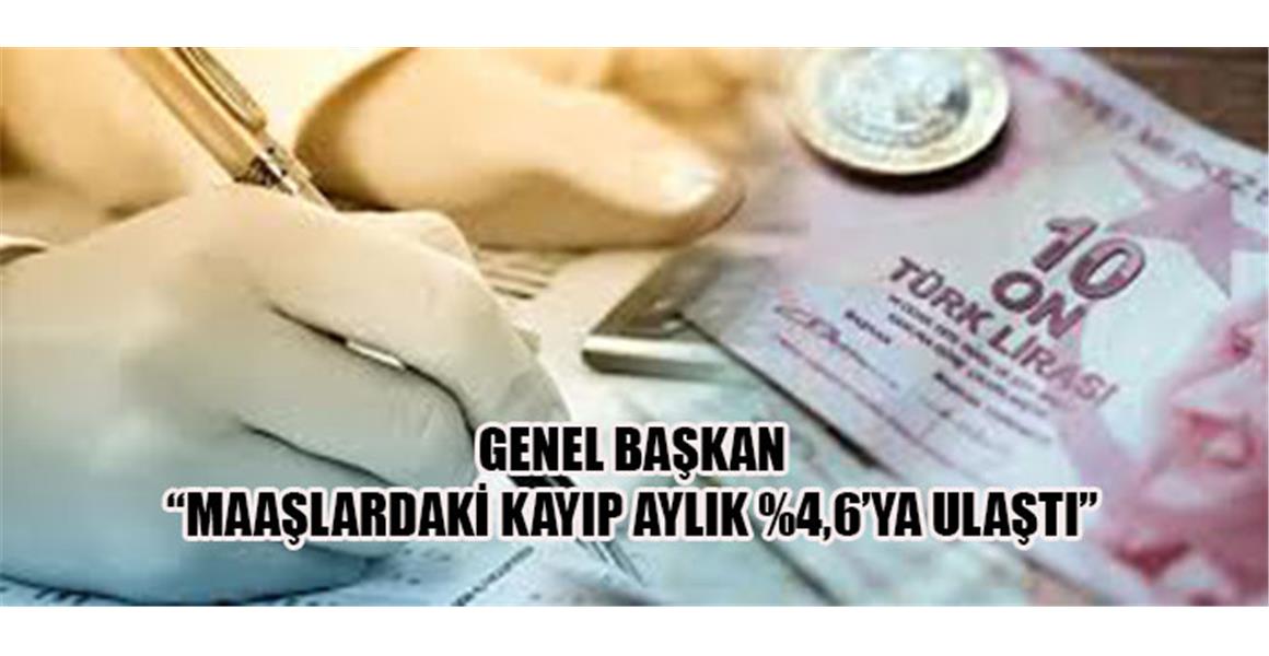 TÜRKİYE KAMU-SEN YOKSULLUK SINIRINI AÇIKLADI, ALIM GÜCÜ 9 AYDA %4,6 ERİDİ