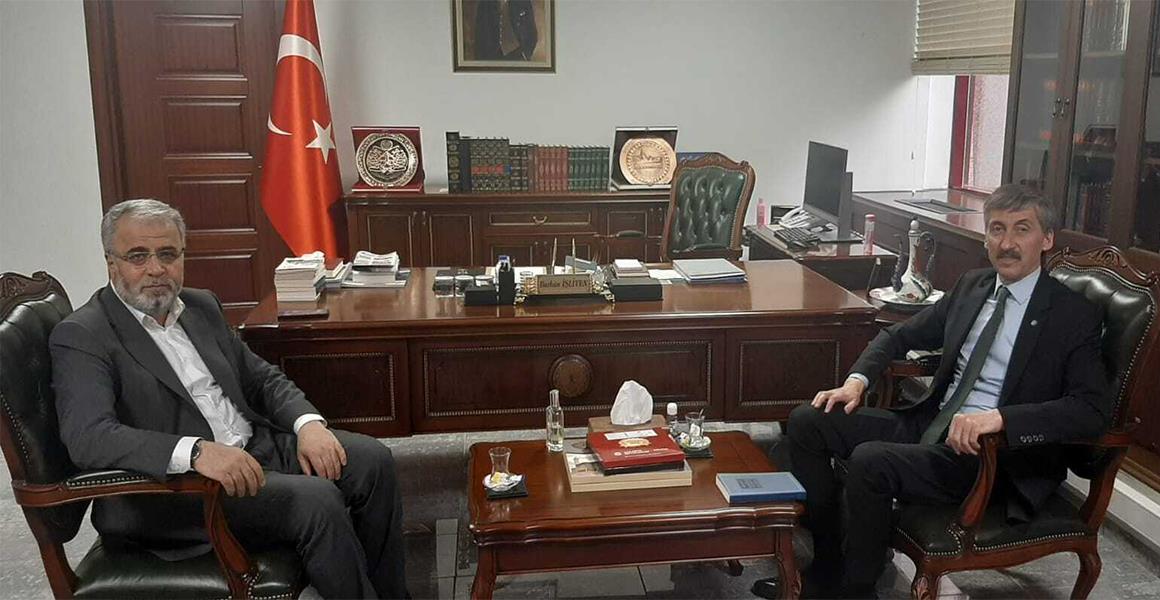 GENEL BAŞKANIMIZ SAYIN DR. BURHAN İŞLİYEN`İ ZİYARET ETTİ.